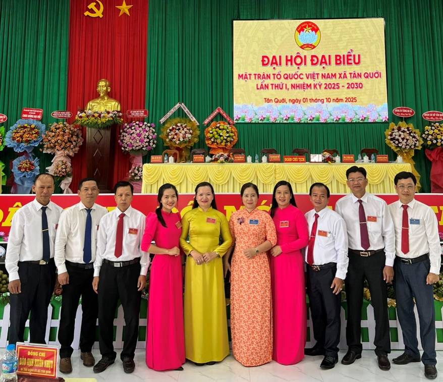 Đại hội đại biểu Ủy ban mặt trận tổ quốc việt nam xã Tân Quới lần thứ 1, nhiệm kỳ 2025-2030
