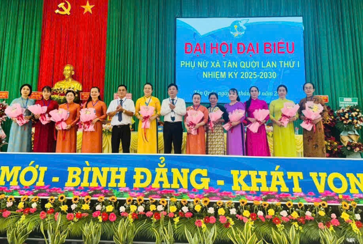 Đại hội đại biểu Phụ nữ xã Tân Quới lần thứ I, nhiệm kỳ 2025-2030